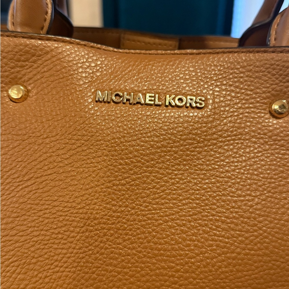 Michael Kors Tan Pebbled Leather Tote